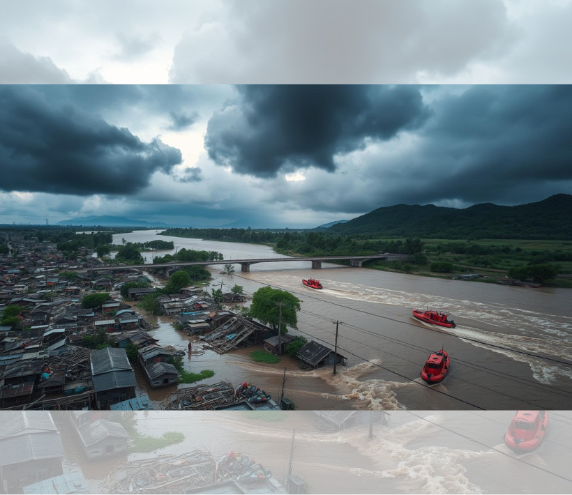 Flood Situation Near Bhima River
