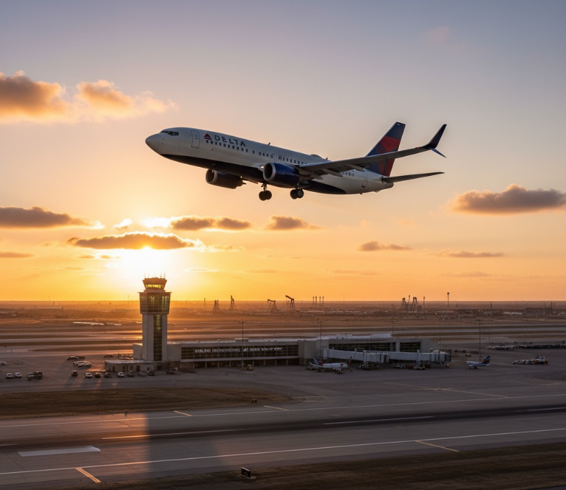 Delta flights from Midland 2025