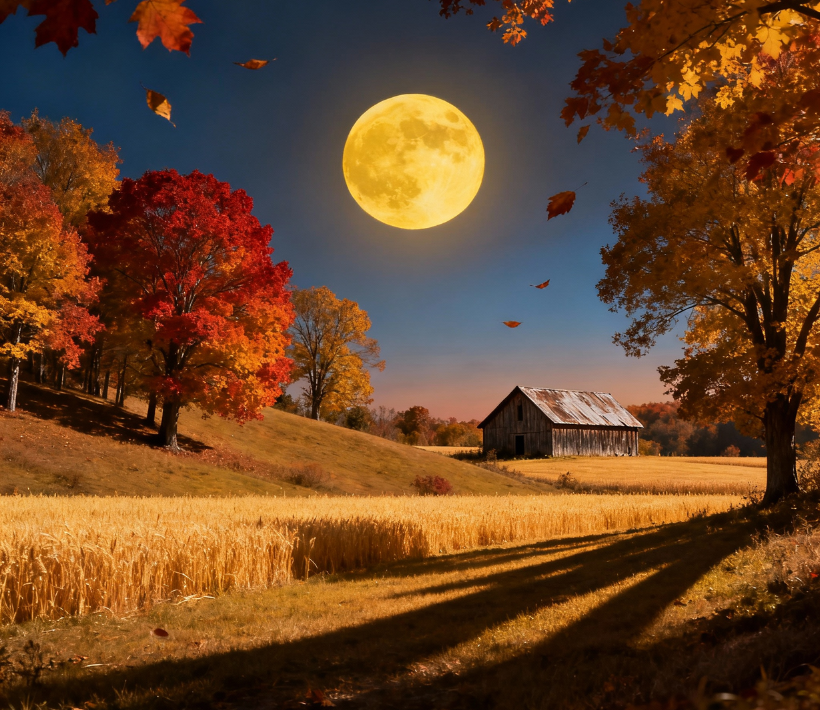 October Harvest Moon