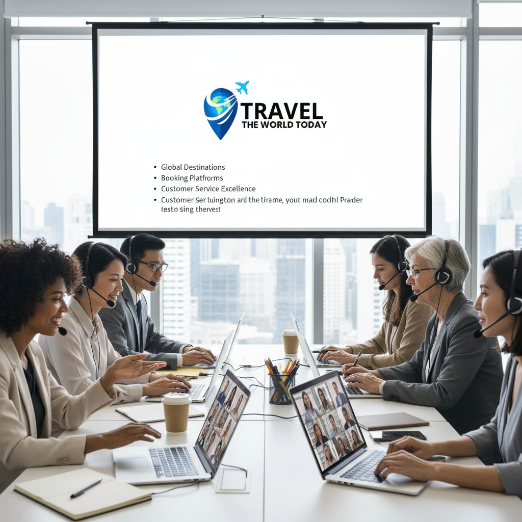 Freelancer explaining how do you become a travel agent from home guide