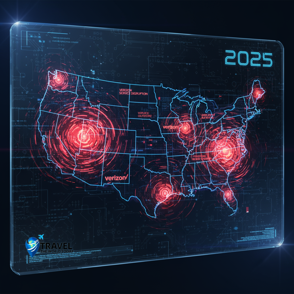 usa travel connectivity issues verizon outage 2025