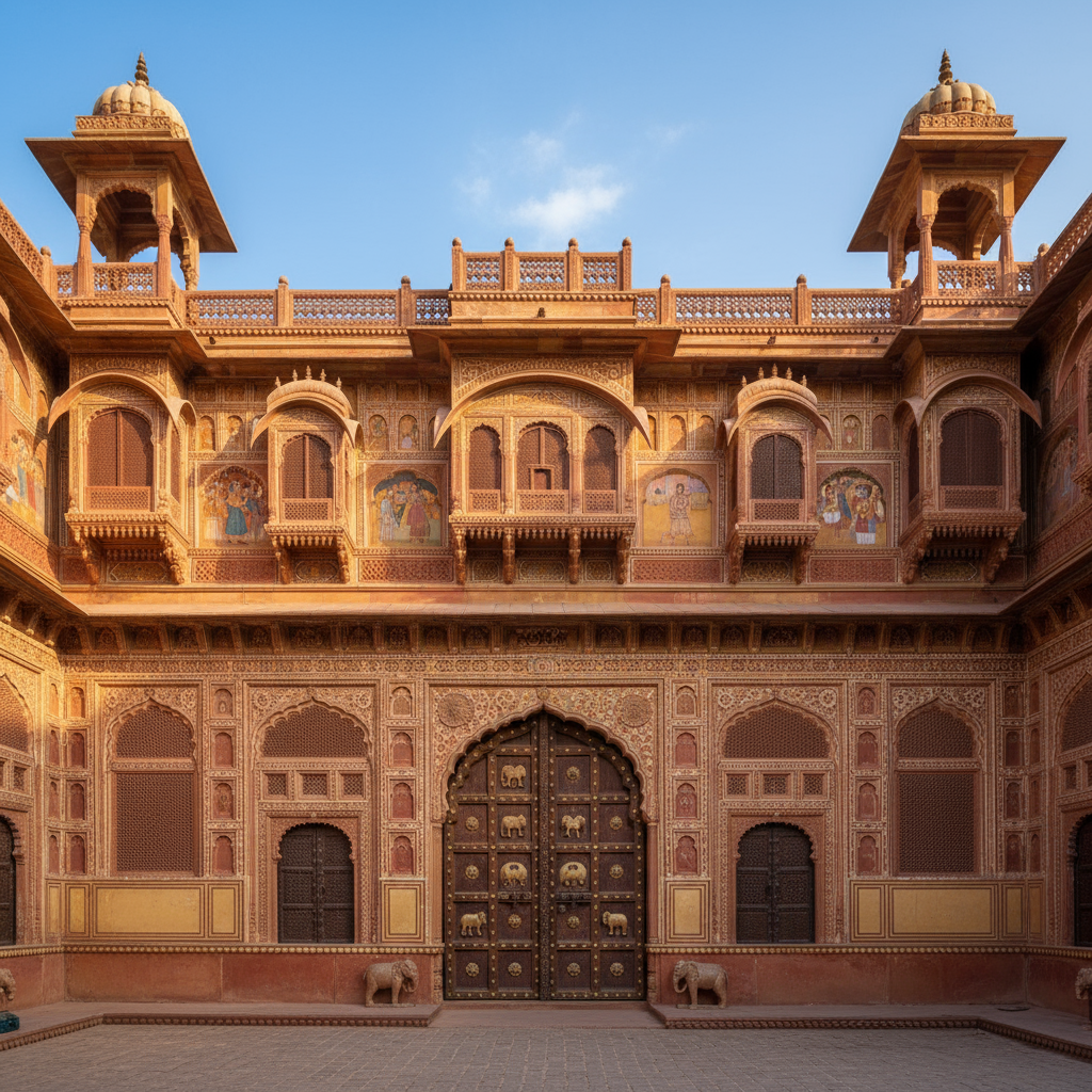 mandawa havelis history royal mansion Mandawa Rajasthan