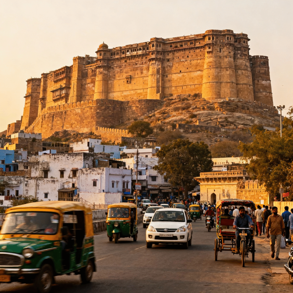 How to reach Mehrangarh Fort Rajasthan travel route