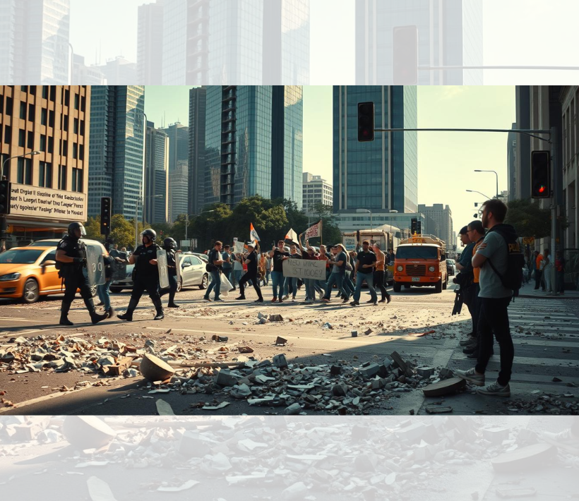 travel advisory during government protests