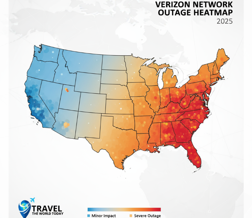 verizon outage map usa 2025