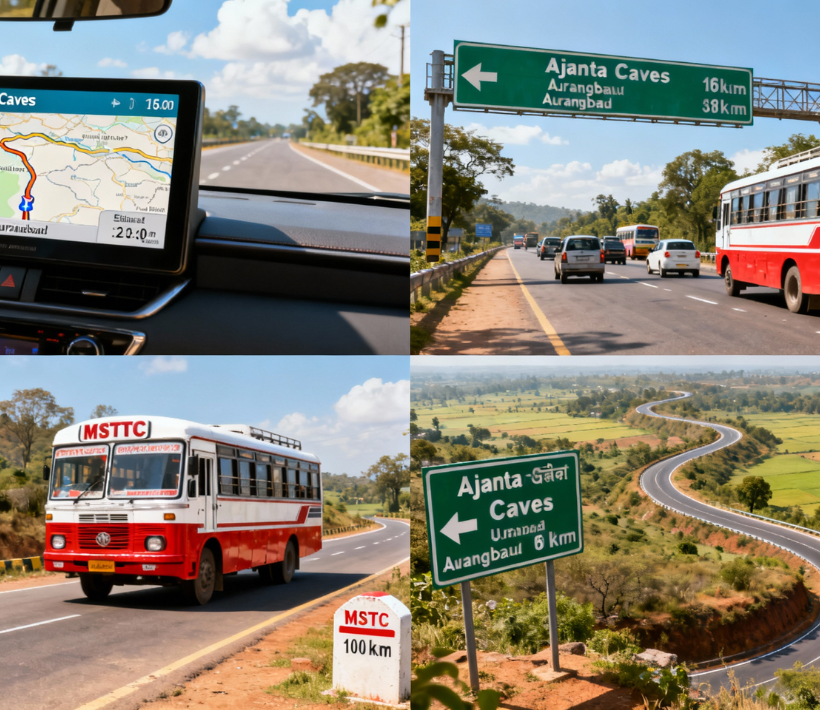ajanta caves distance from aurangabad