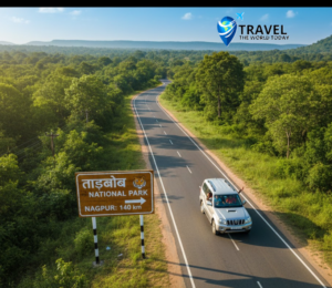 nagpur to tadoba national park distance