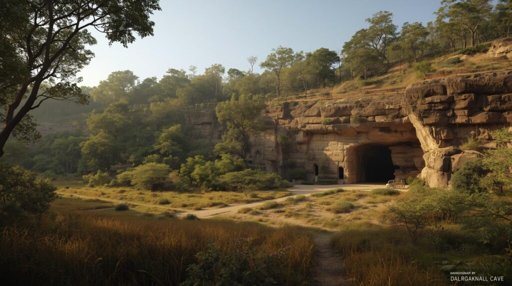 Edakkal Caves distance trekking path 1 km uphill trail in Wayanad